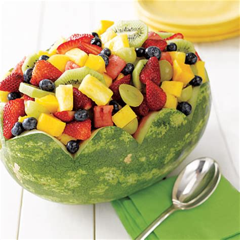 fresh-fruit-in-watermelon-bowl-recipe-myrecipes image
