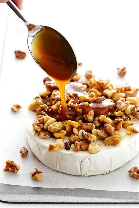 10-minute-caramel-apple-baked-brie-gimme-some image
