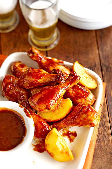 super-simple-peachy-barbecue-chicken-better-homes image