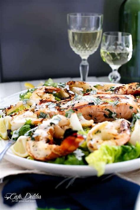 barbecued-seafood-salad-with-garlicky-greek-yogurt image
