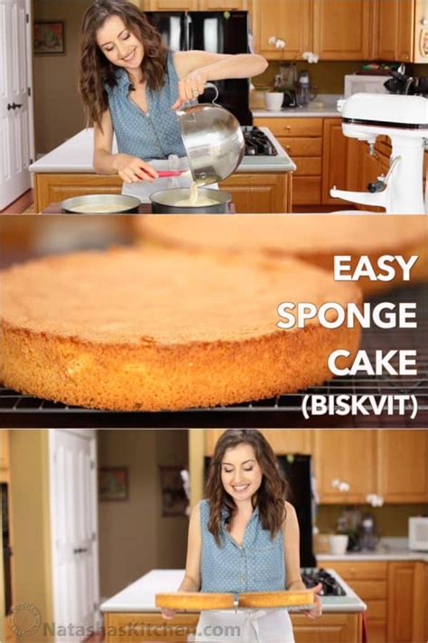 easy-sponge-cake-recipe-classic-genoise-natashas-kitchen image