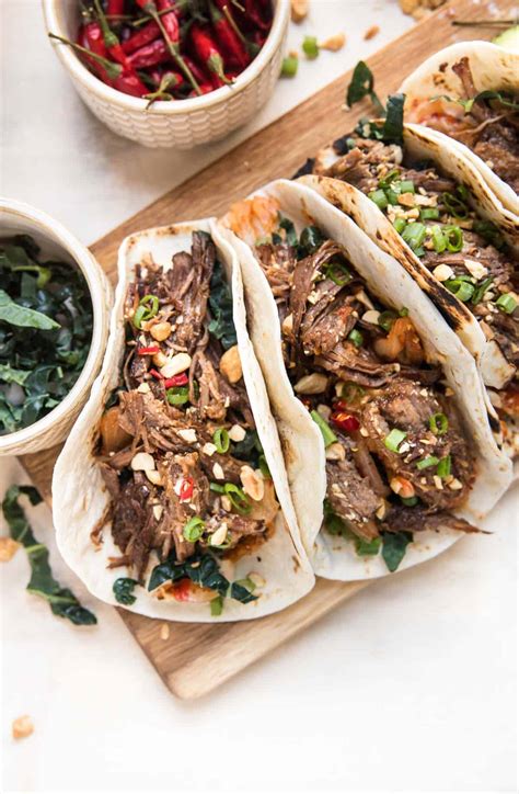 instant-pot-korean-beef-tacos-hunger-thirst-play image