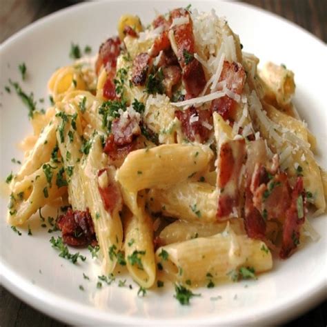 bacon-parmesan-penne-and-more-5-ingredient-pastas image