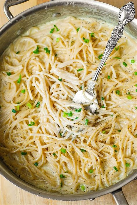four-cheese-garlic-white-cream-pasta-sauce-julias-album image