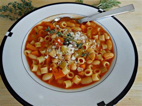 easy-pasta-e-fagioli-soup-food-network-healthy image