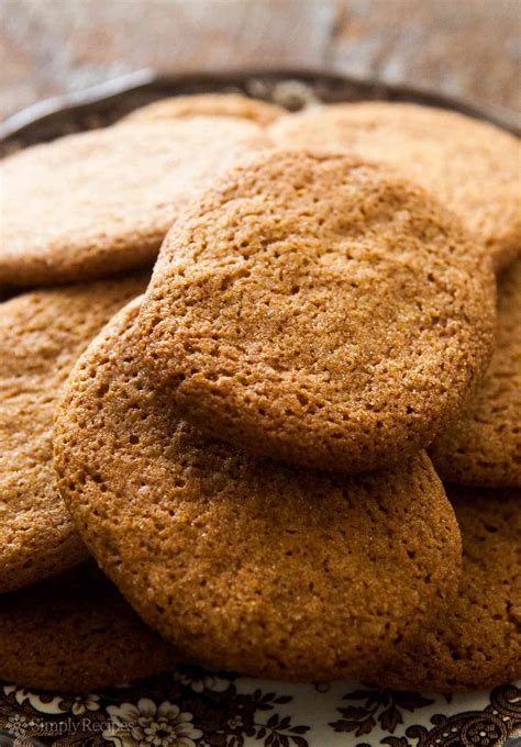 cinnamon-snap-cookies-simply image