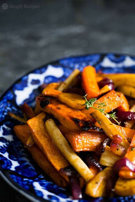cider-roasted-root-vegetable-recipe-simply image