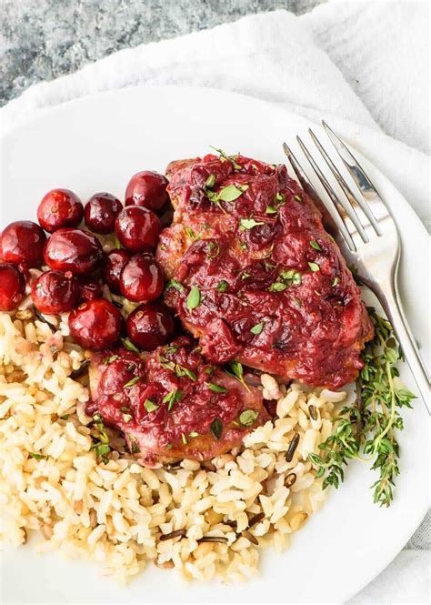 cranberry-chicken-30-minute-one-pan-recipe-well image
