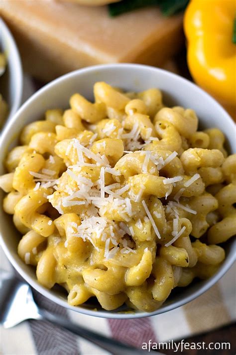 pasta-with-yellow-pepper-sauce-a-family-feast image