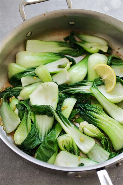 ginger-soy-bok-choy-cooked-in-10-min-rasa-malaysia image