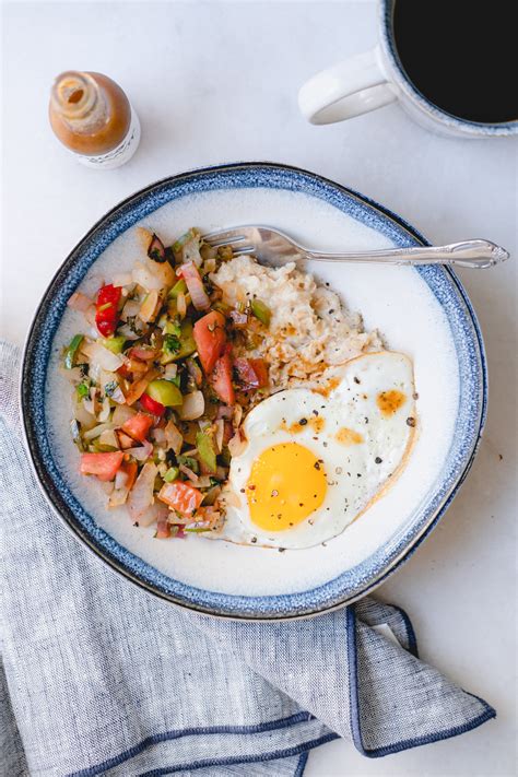 the-easiest-savory-oatmeal-recipe-kiersten-hickman image