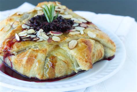 wild-blueberry-rosemary-stuffed-baked-brie image