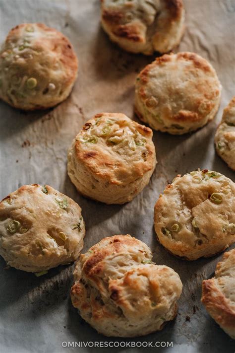 scallion-biscuits-char-siu-gravy-omnivores-cookbook image