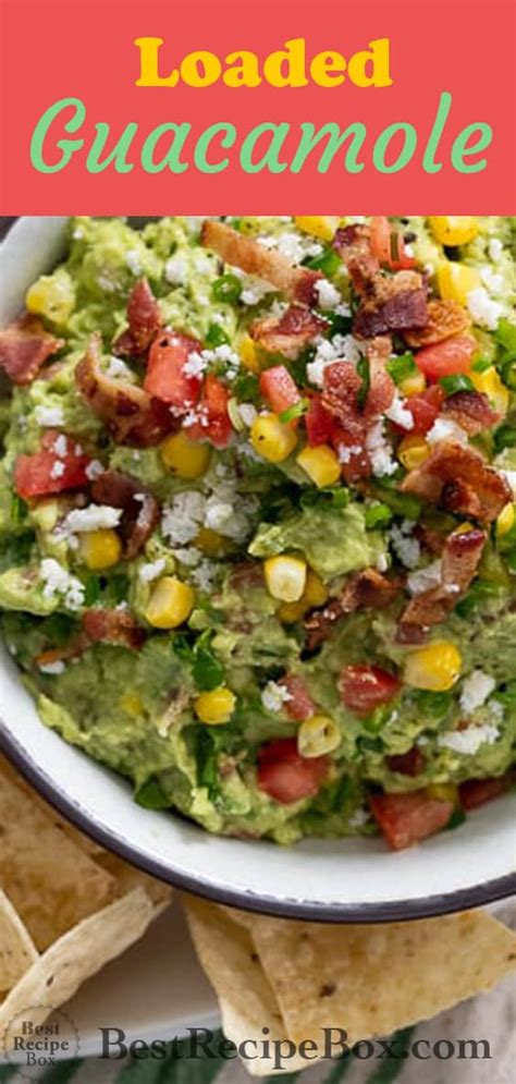 seriously-best-loaded-guacamole-recipe-with-bacon image