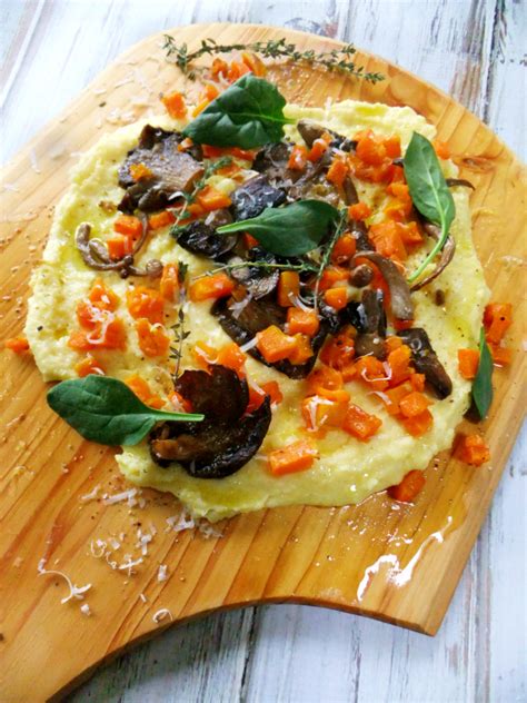 polenta-on-a-board-topped-with-butternut-squash-and image