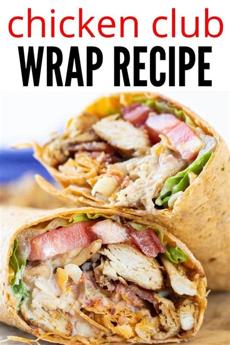 the-best-chicken-club-wrap-recipe-with-video image