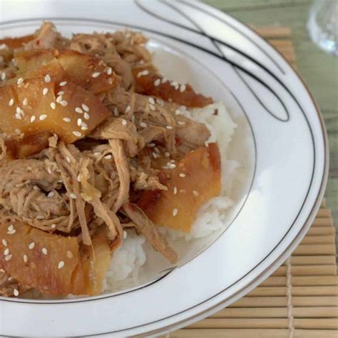 slow-cooker-sesame-ginger-pork-with-grilled-pineapple image