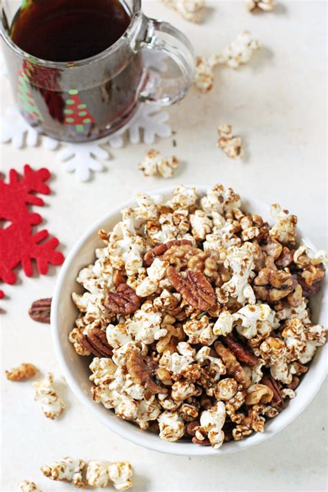 sweet-spicy-popcorn-nut-party-mix-cook-nourish image