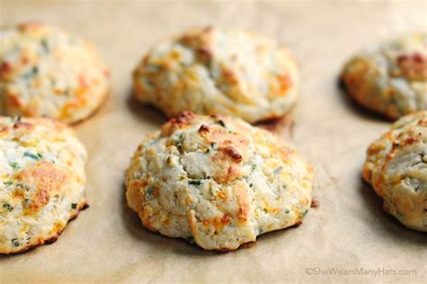 sour-cream-cheddar-and-chives-drop-biscuits image