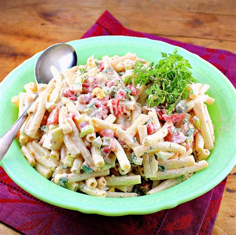 fresh-and-tasty-macaroni-salad-palatable-pastime image