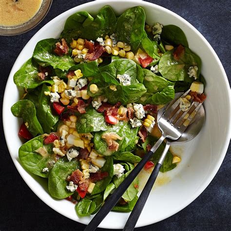 blue-cheese-spinach-salad-recipe-eatingwell image
