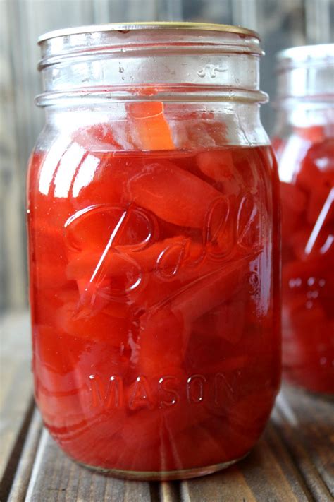 candied-red-hot-cinnamon-pickles-my-farmhouse image