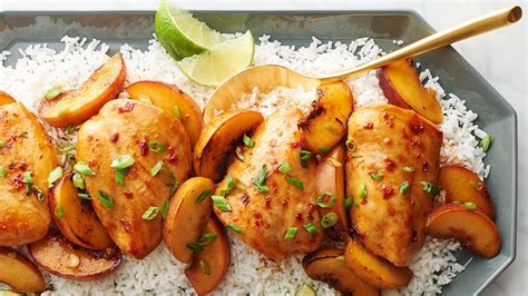 asian-chicken-with-peaches-recipe-tablespooncom image