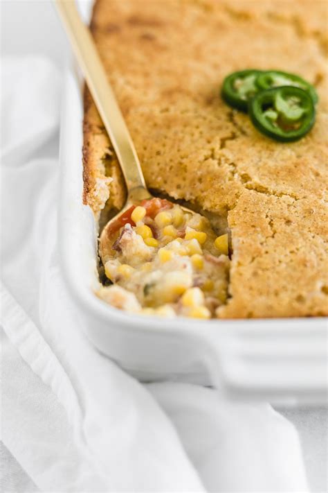 southwest-creamed-corn-casserole-with-cornbread image