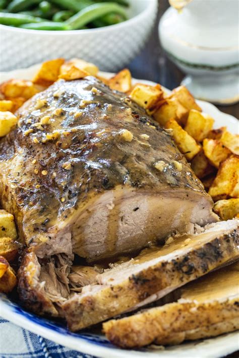 slow-cooker-garlic-butter-pork-roast-spicy-southern image