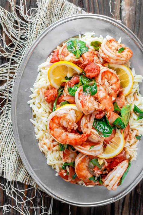 garlic-tomato-shrimp-recipe-with-orzo-the image