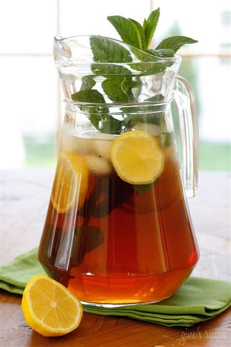 freshly-brewed-ice-tea-with-fresh-mint-skinnytaste image