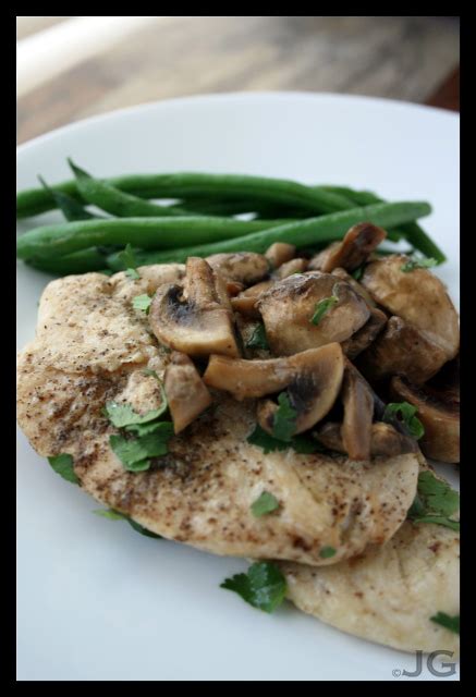 sauted-chicken-with-mushrooms-and-green-beans-just image