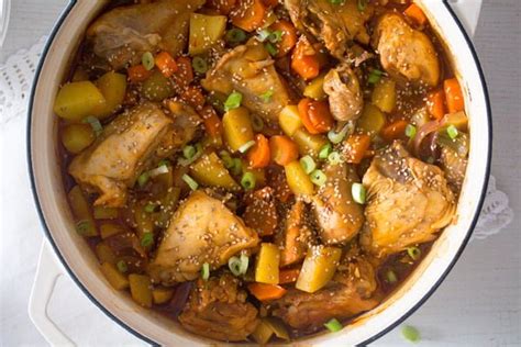 spicy-korean-chicken-stew-with-potatoes-asian-stew image