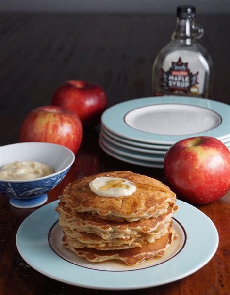 oatmeal-apple-pancakes-with-maple-butter-weavers image