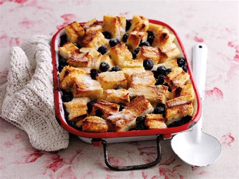 comfort-food-blueberry-bread-and-butter-pudding image