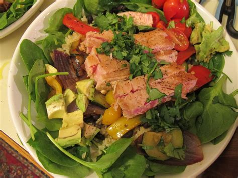 tuna-cado-dinner-no-cook-white-bean-salad-with image