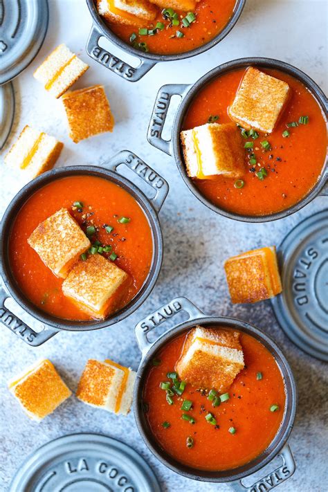 creamy-tomato-soup-with-grilled-cheese-croutons image
