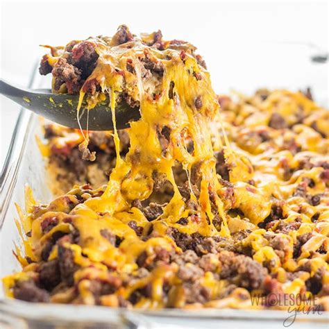 easy-low-carb-keto-cheeseburger-casserole image