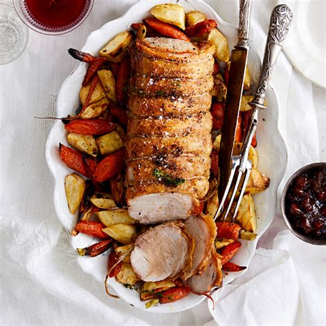 irish-pork-roast-with-roasted-root-vegetables-eatingwell image