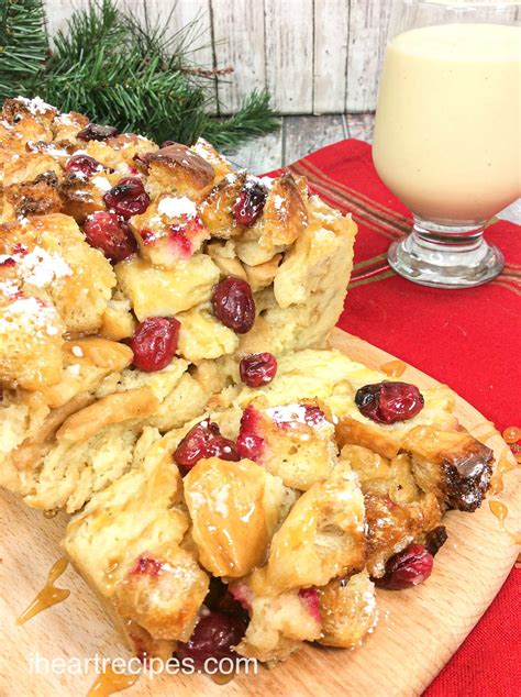 eggnog-bread-pudding-with-cranberries-i image
