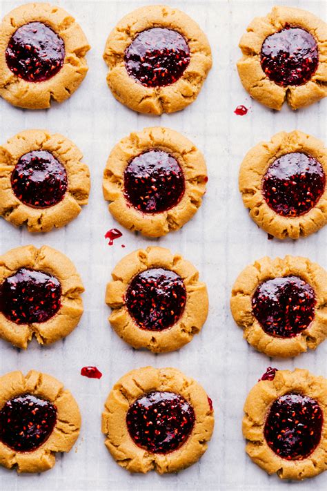 peanut-butter-jelly-thumbprint-cookies-recipe-the image