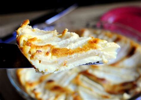crustless-ginger-pear-custard-pie-baking-bites image