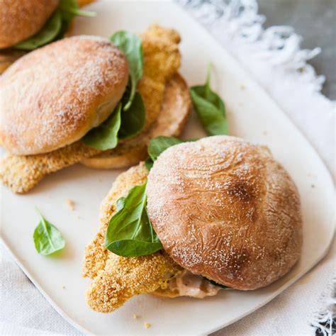 fried-catfish-sandwiches-with-spicy-mayonnaise image