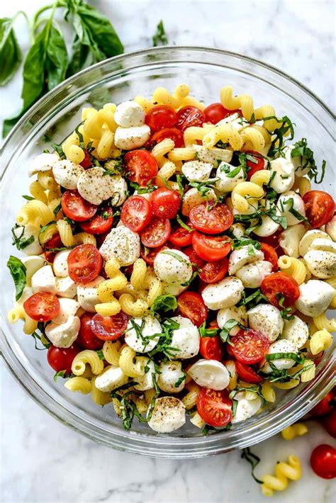 the-best-caprese-pasta-salad-foodiecrushcom image