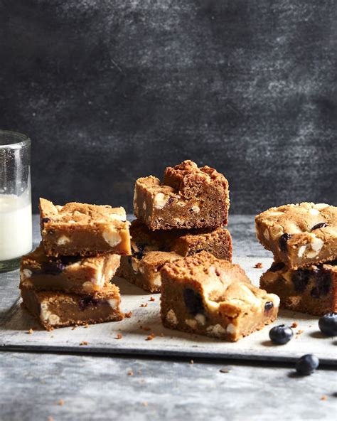 white-chocolate-chip-blueberry-blondie-brownies image