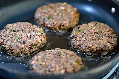 vegan-hamburger-steaks-with-onion-mushroom-gravy image