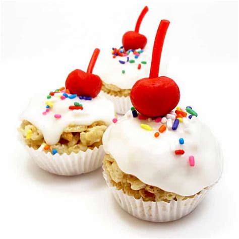rice-krispie-treat-cupcakes-the-decorated-cookie image