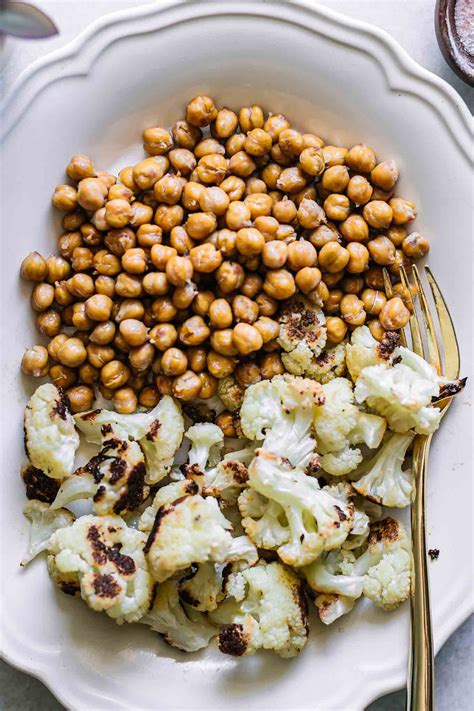roasted-cauliflower-and-chickpeas-fork-in-the-road image