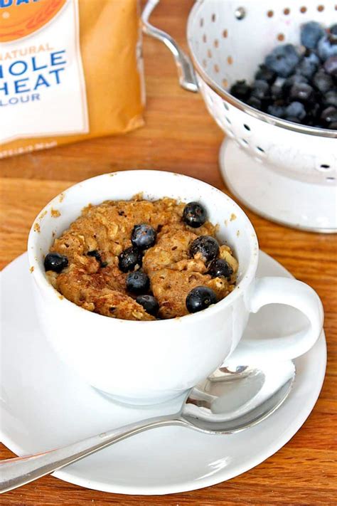 microwave-blueberry-banana-muffin-in-a-mug-the image