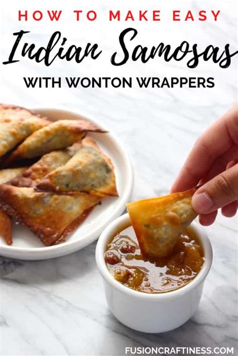 how-to-make-easy-indian-samosas-with-wonton-wrappers image